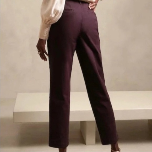 NWT! Banana Republic Navy Slim Flat Front Chino - Multiple Sizes - Picture 3 of 3